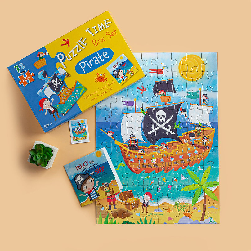 puzzle time box set: pirate - Ảnh 13