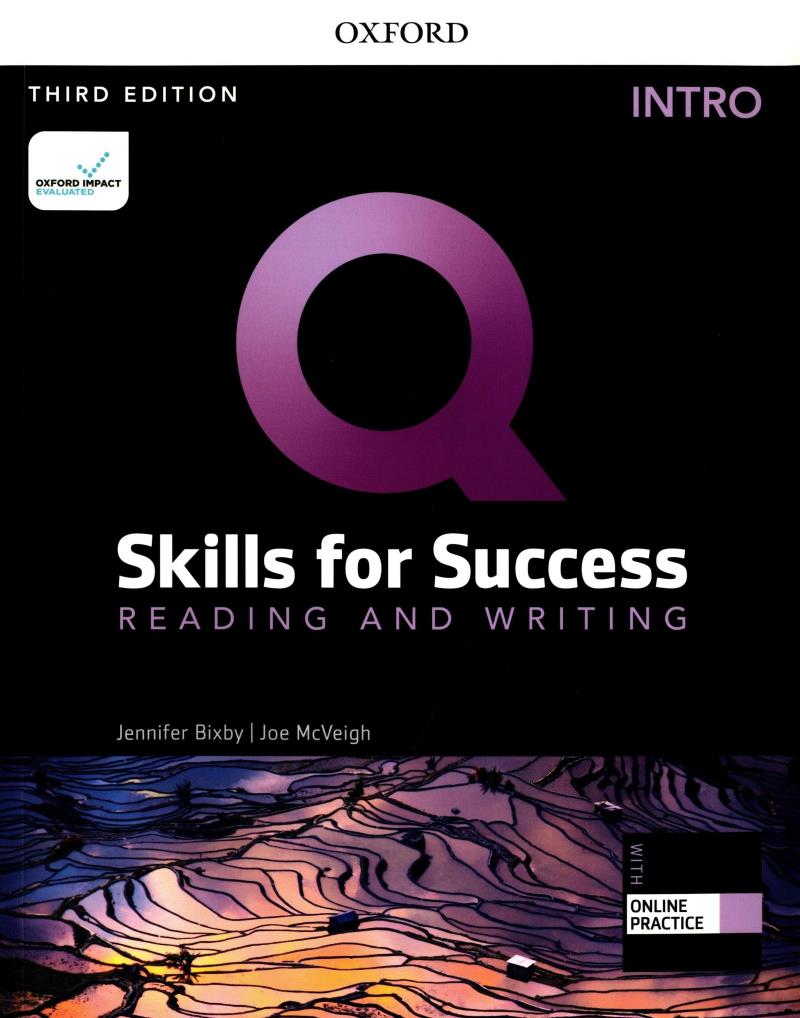 q: skills for success: intro level: reading and writing student book with iq online practice - 3rd edition - Ảnh 2