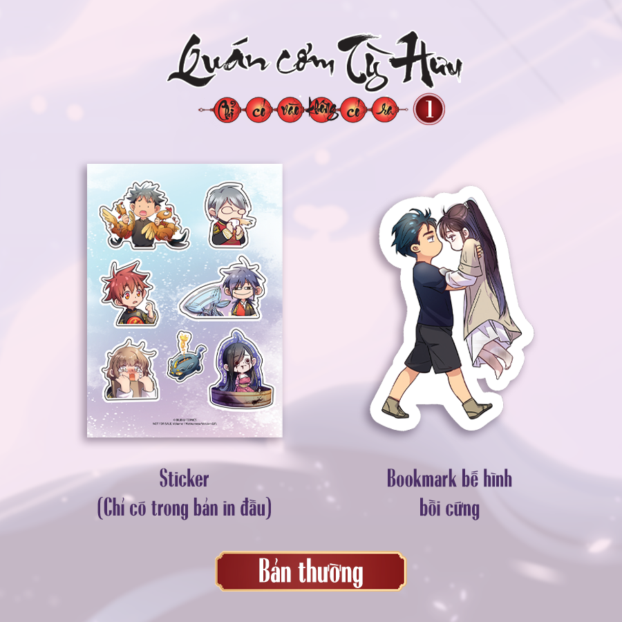 Quan Com Ty Huu - Chi Co Vao Khong Co Ra - Tap 1 - Tang Kem Sticker + Bookmark Be Hinh Boi Cung - Ảnh 4