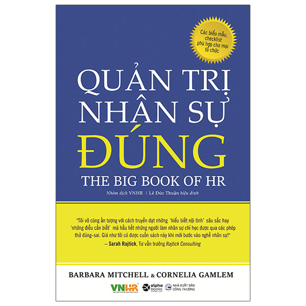 quản trị nhân sự đúng - the big book of hr