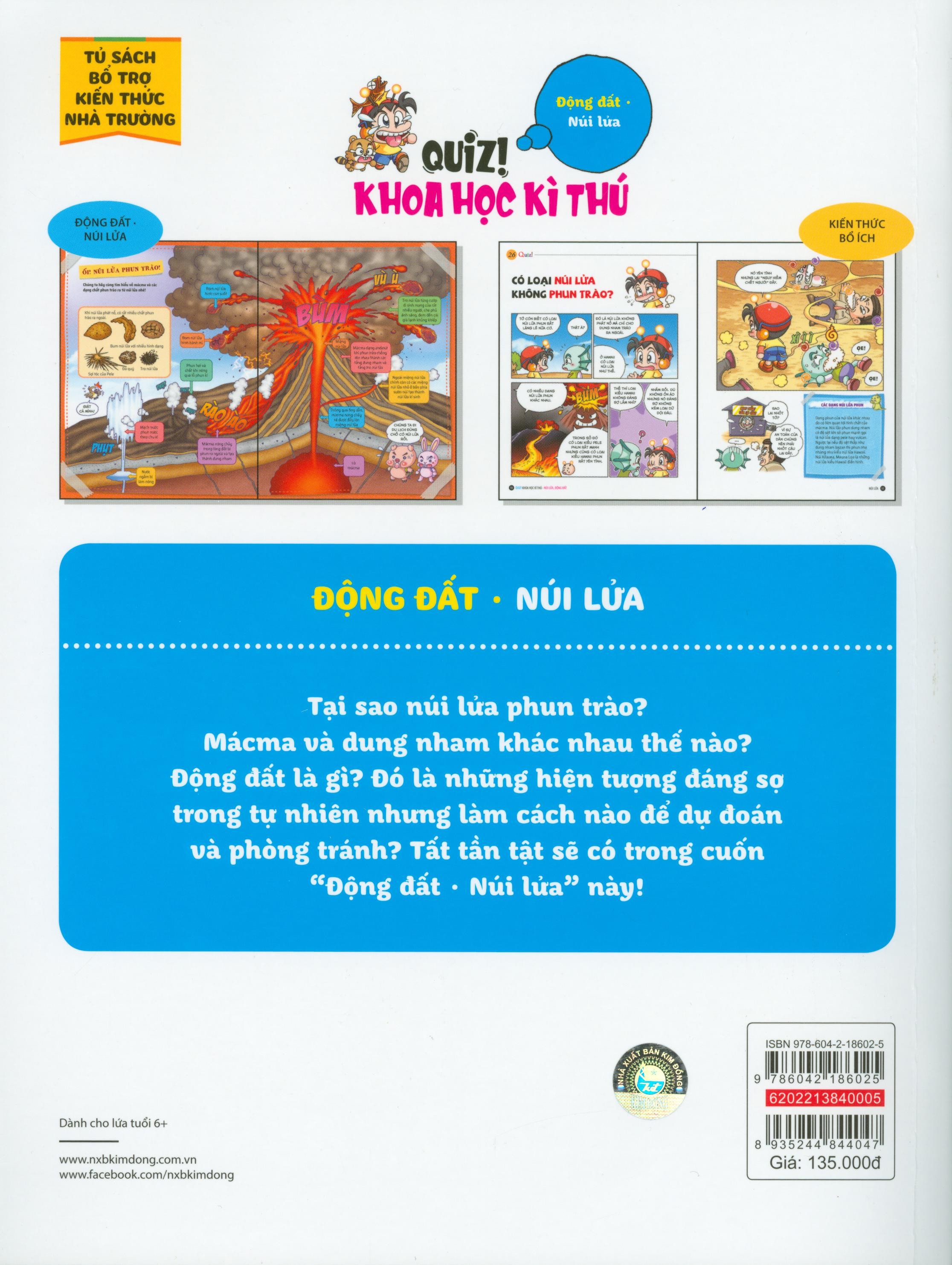 Quiz! Khoa Học Kì Thú - Động Đất Núi Lửa (Tái Bản 2020) - Ảnh 9