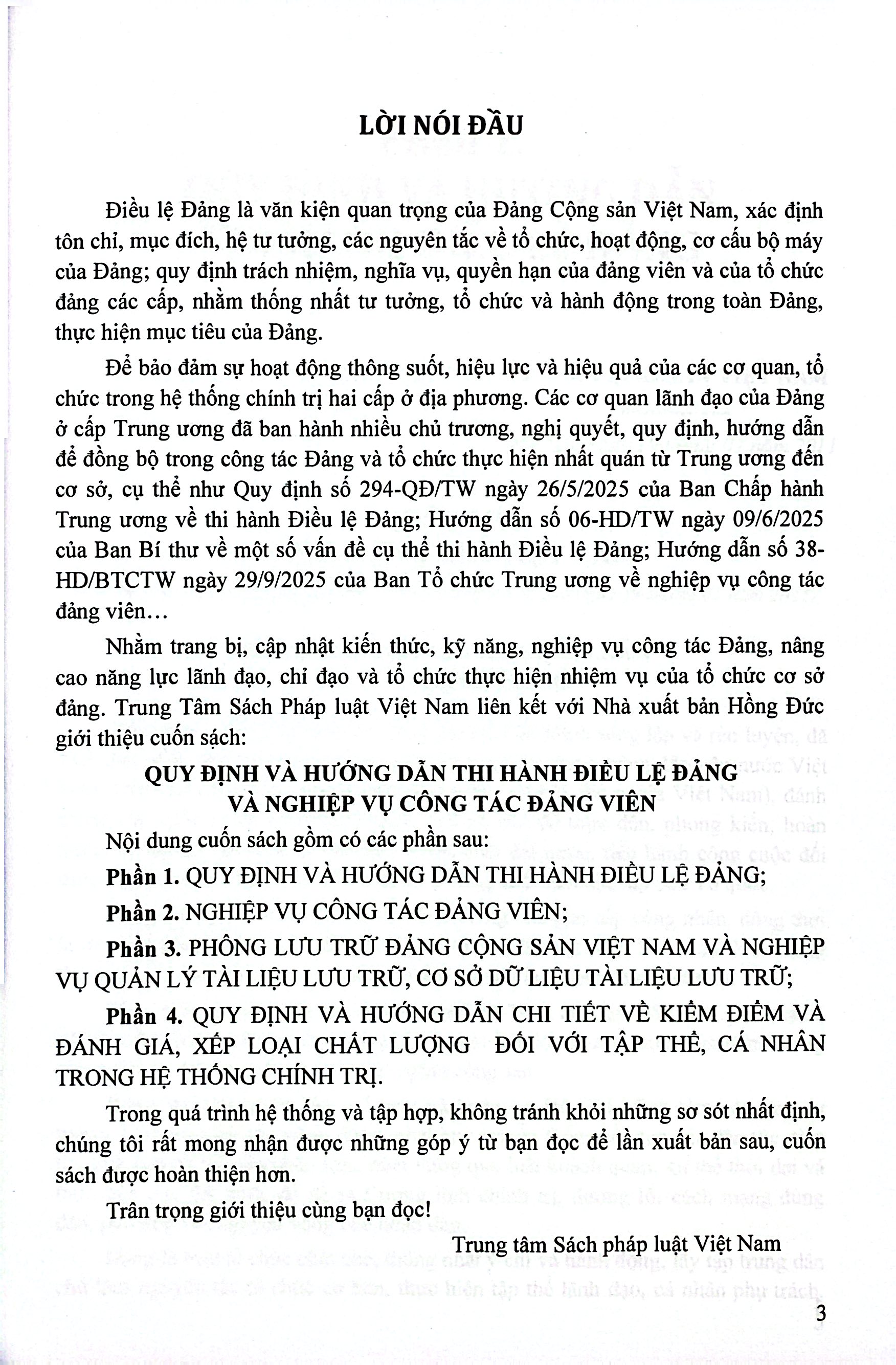 Quy Định Và Hướng Dẫn Thi Hành Điều Lệ Đảng Và Nghiệp Vụ Công Tác Đảng Viên - Ảnh 4