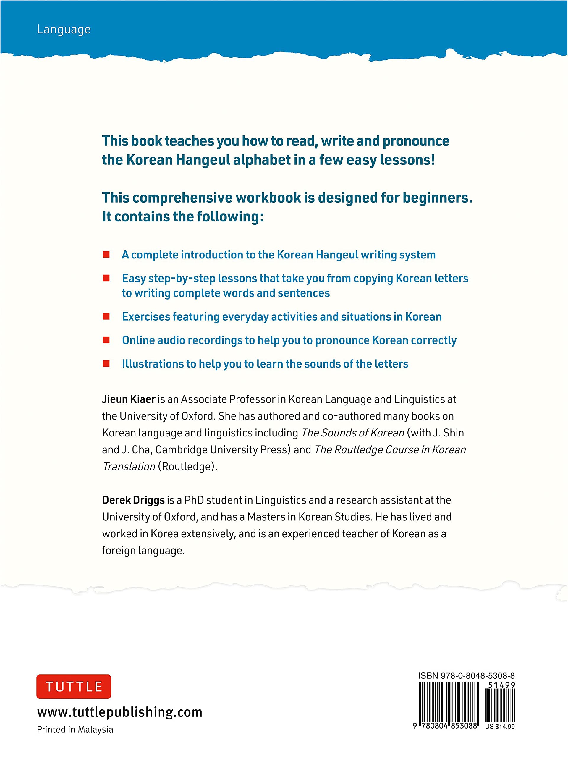 reading and writing korean: a workbook for self-study: a beginner's guide to the hangeul writing system (free online audio and printable flash cards) - Ảnh 11