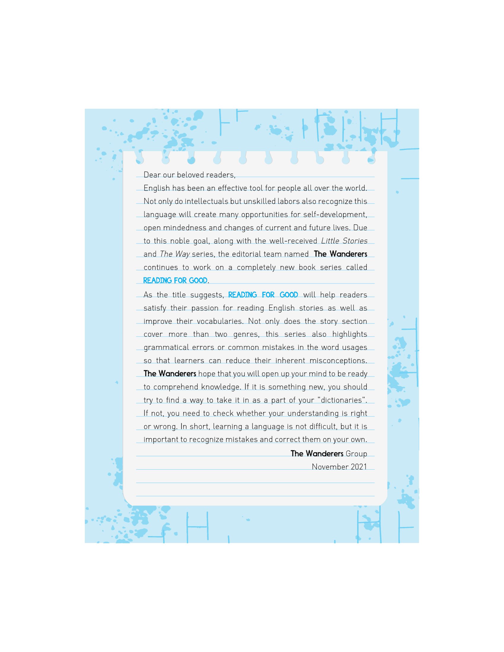 reading for good - partice makes perfect - Ảnh 6