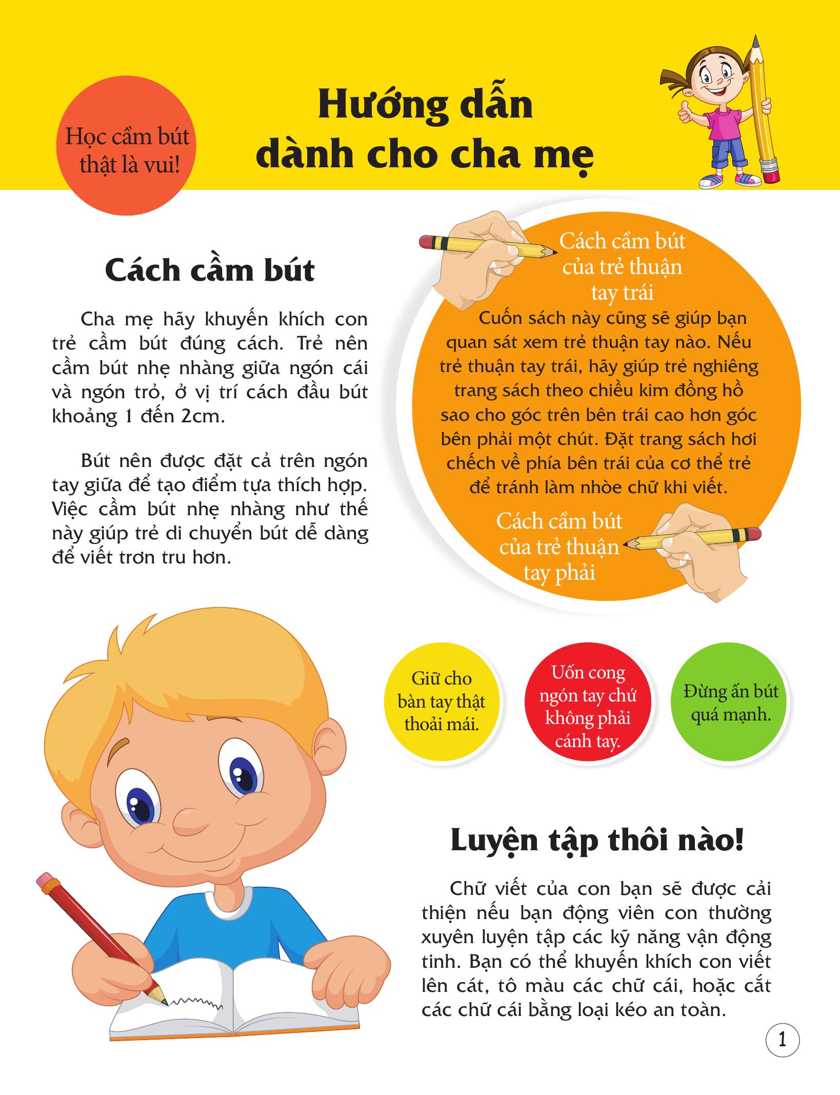 Rèn Luyện Kỹ Năng Cầm Bút Cho Trẻ - Tô Nét Số Đếm - Ảnh 3