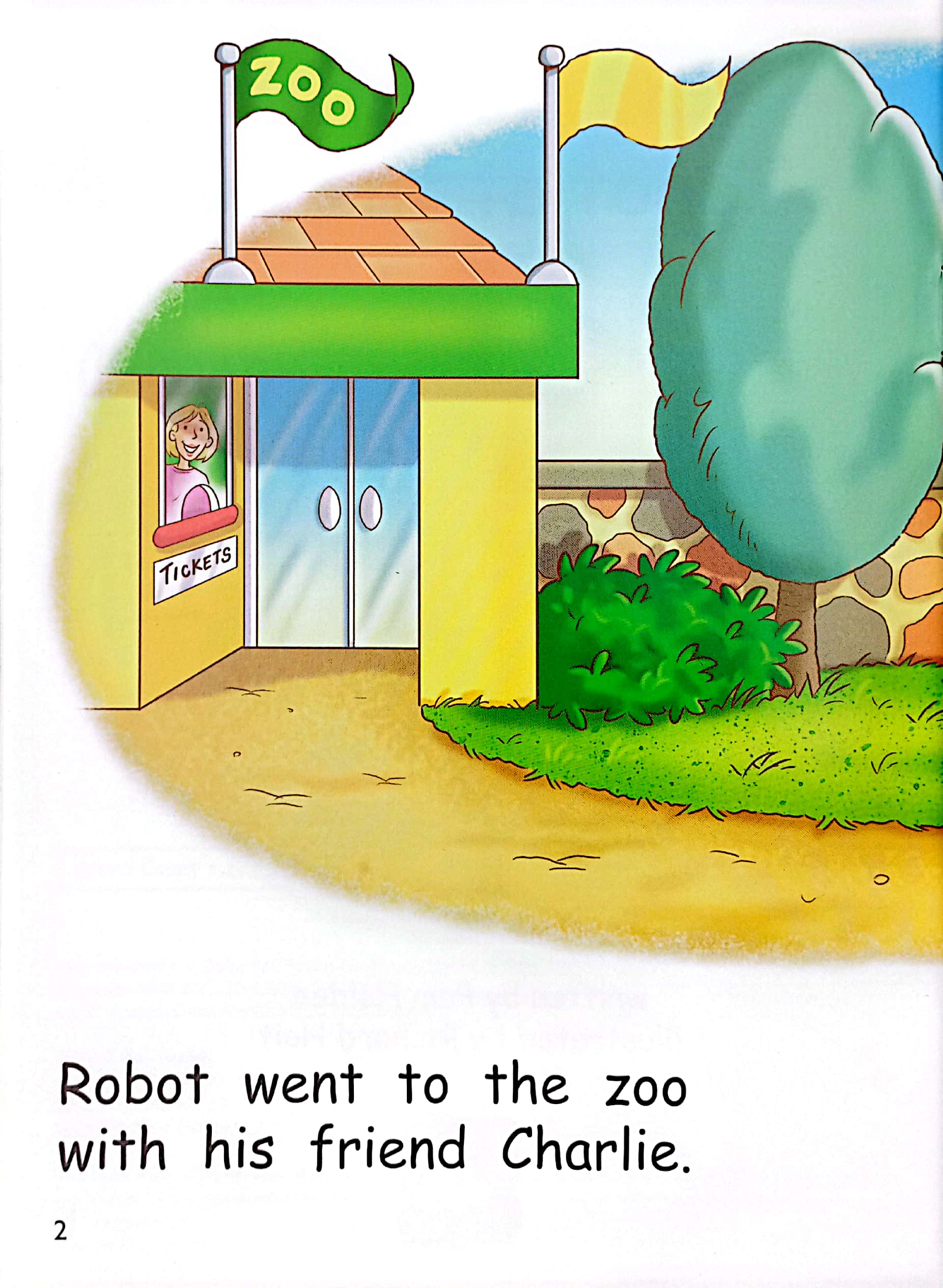 robot at the zoo (early level 3 fiction set b) - Ảnh 3