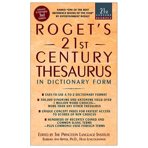 roget's 21st thesaurus 3rd edition: in dictionary form (21st century reference)