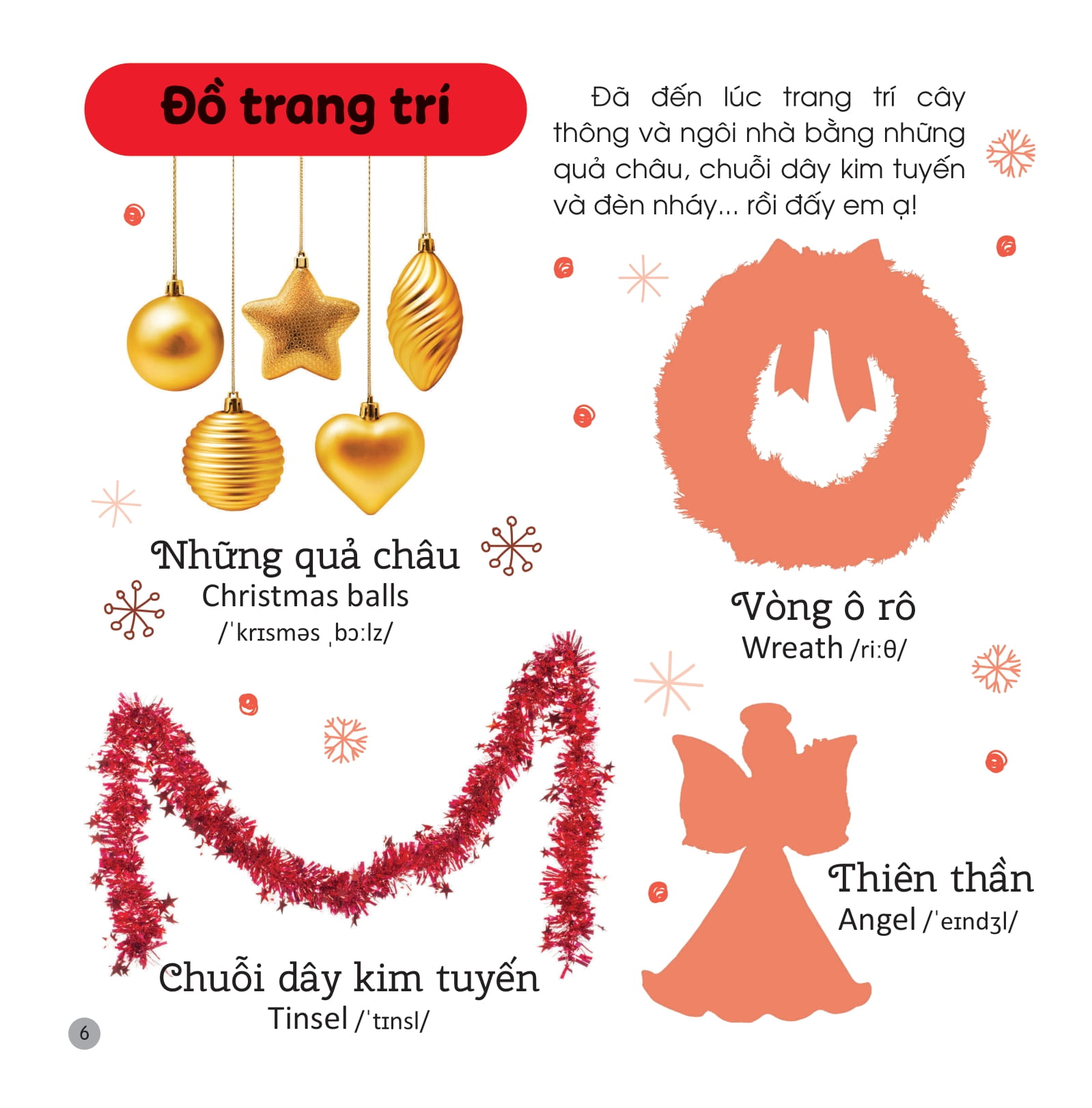 Sách Bóc Dán Phát Triển Ngôn Ngữ Và Nhận Biết - Giáng Sinh - Ảnh 7
