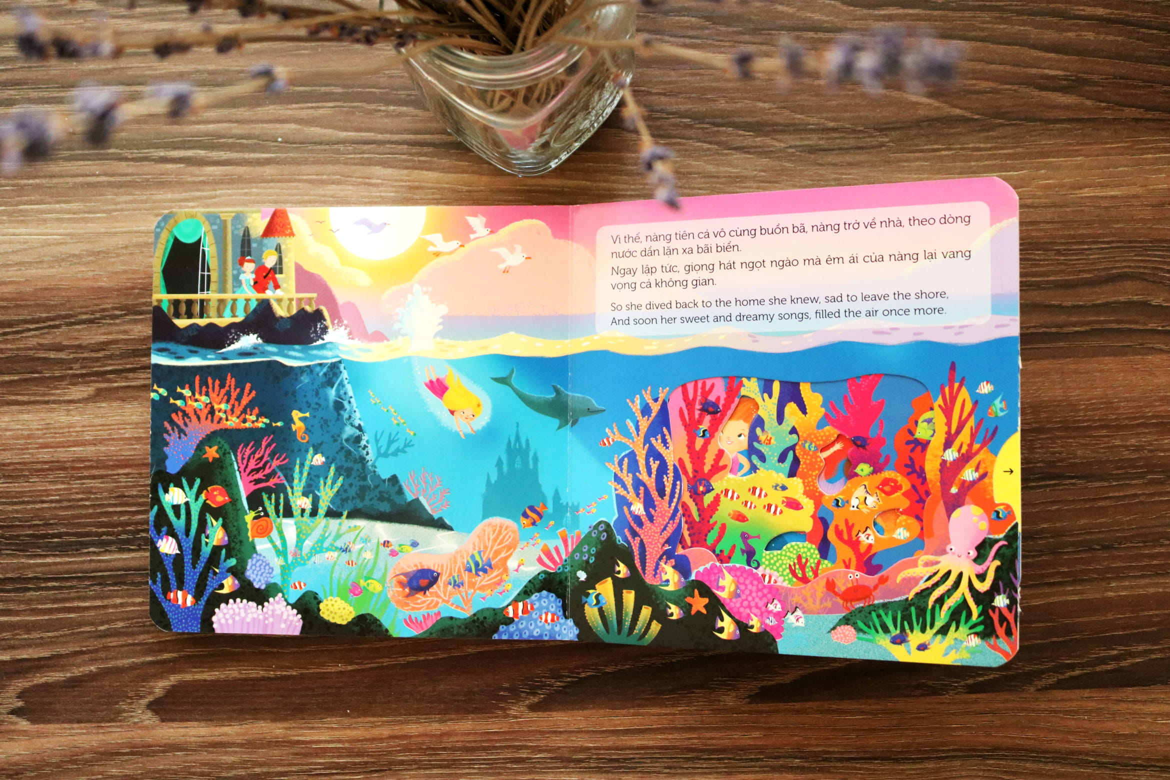 sách chuyển động - first stories - the little mermaid - nàng tiên cá - Ảnh 6