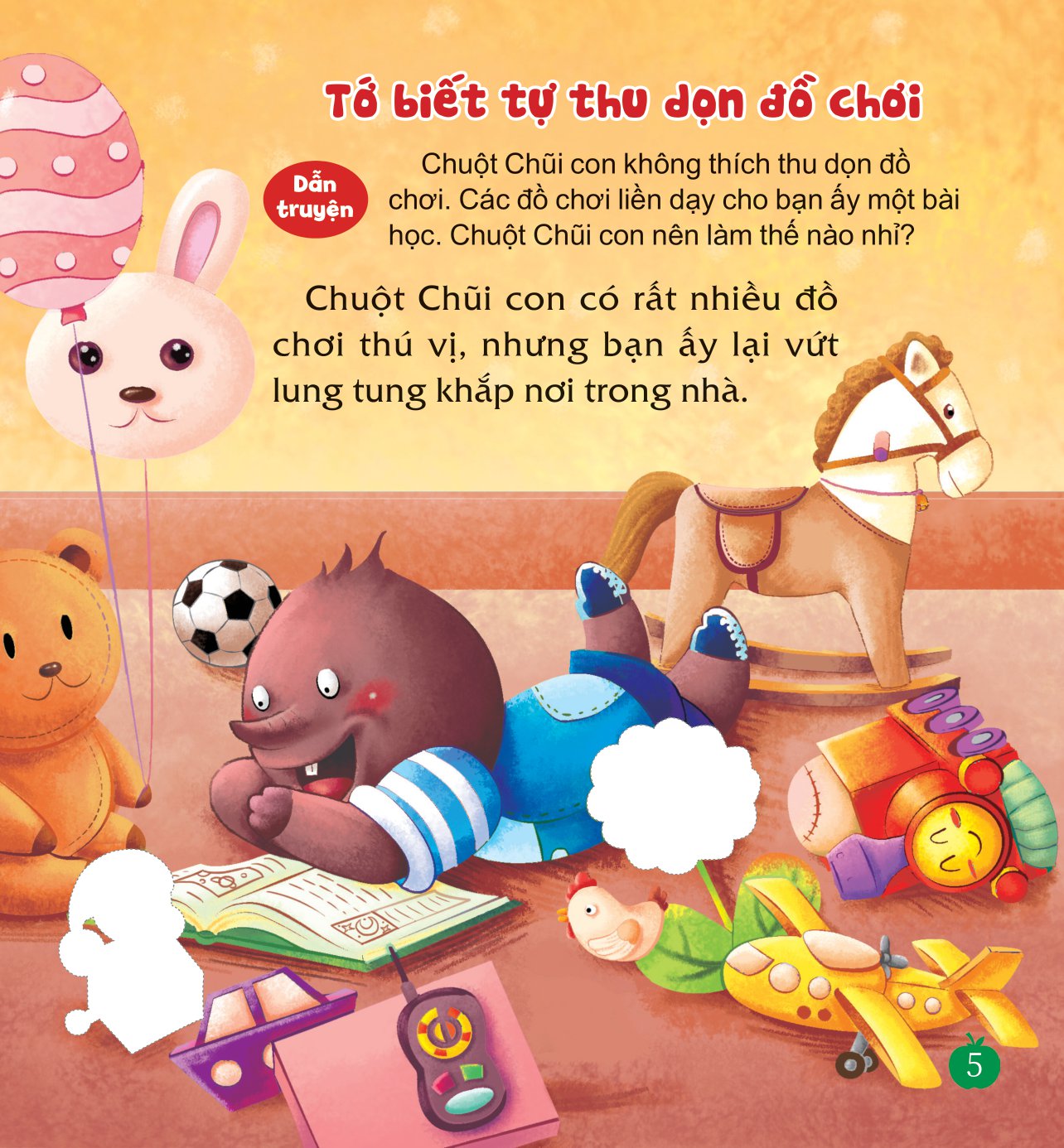 sách dán hình dạy trẻ thói quen tốt - tớ biết tự thu dọn đồ chơi - Ảnh 4
