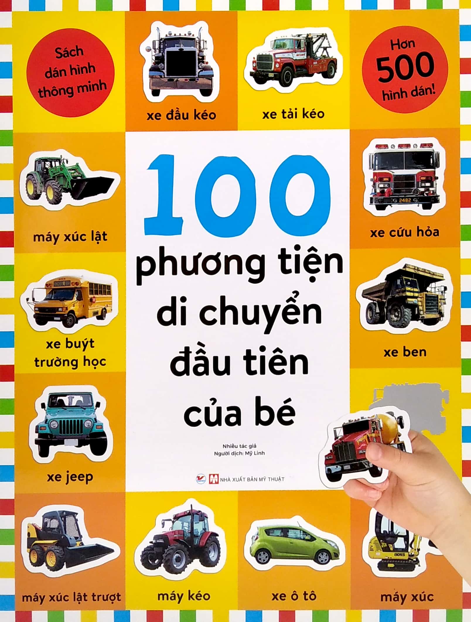 sách dán hình thông minh - 100 phương tiện di chuyển đầu tiên của bé - Ảnh 2