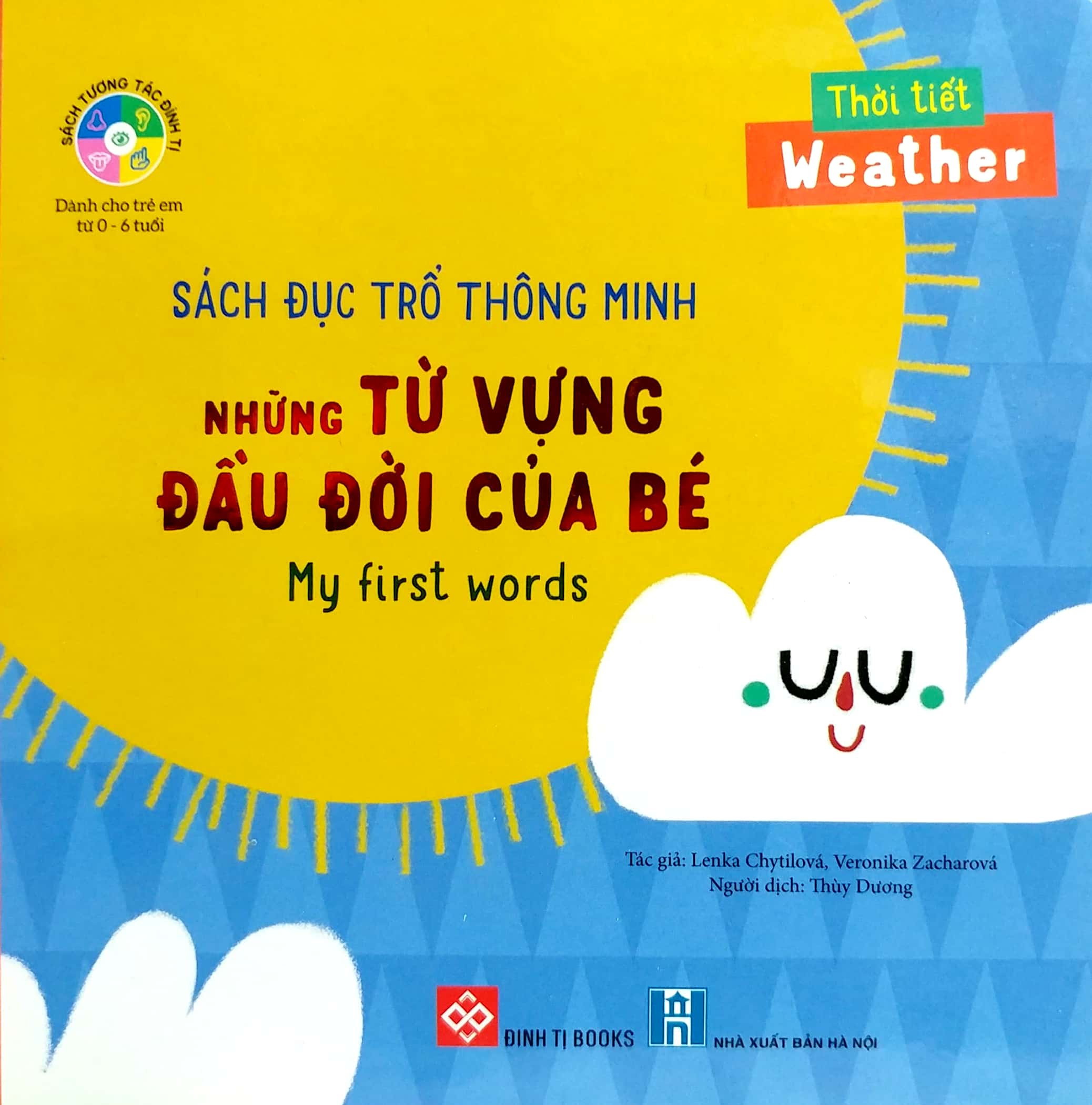 sách đục trổ thông minh - những từ vựng đầu đời của bé - my first words - thời tiết - weather - Ảnh 2