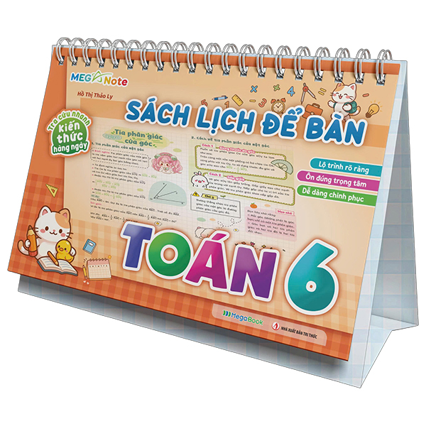 Sách Lịch Để Bàn - Tra Cứu Nhanh Kiến Thức Hàng Ngày - Toán 6