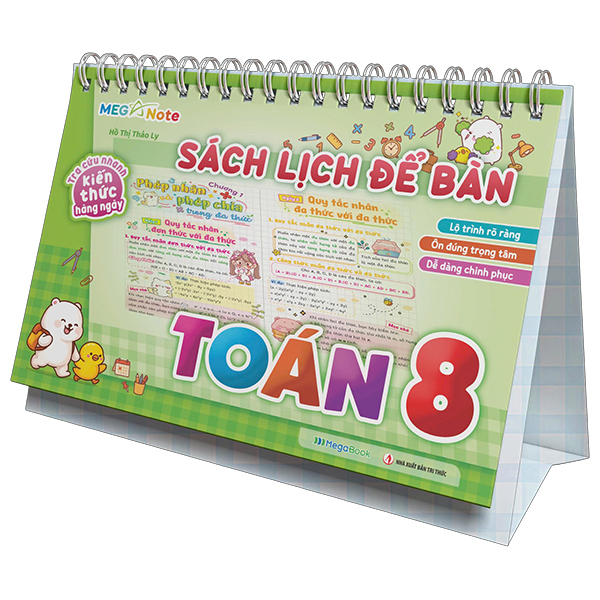 Sách Lịch Để Bàn - Tra Cứu Nhanh Kiến Thức Hàng Ngày - Toán 8