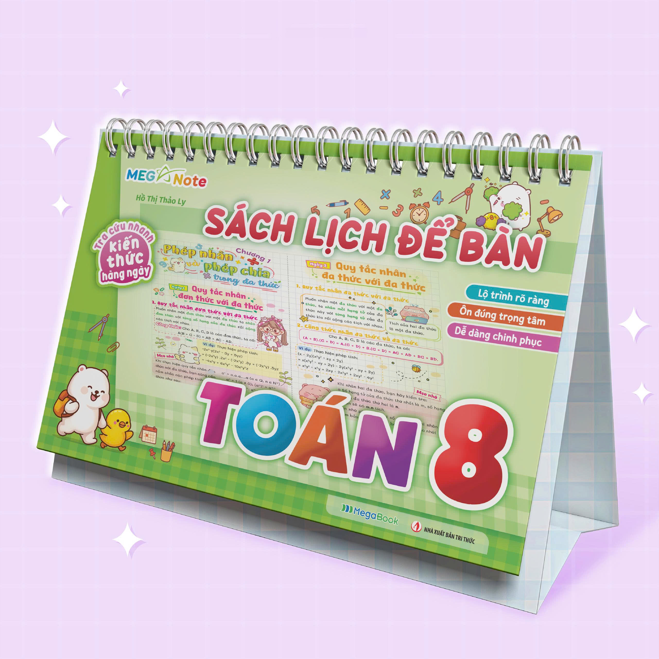 Sách Lịch Để Bàn - Tra Cứu Nhanh Kiến Thức Hàng Ngày - Toán 8 - Ảnh 3