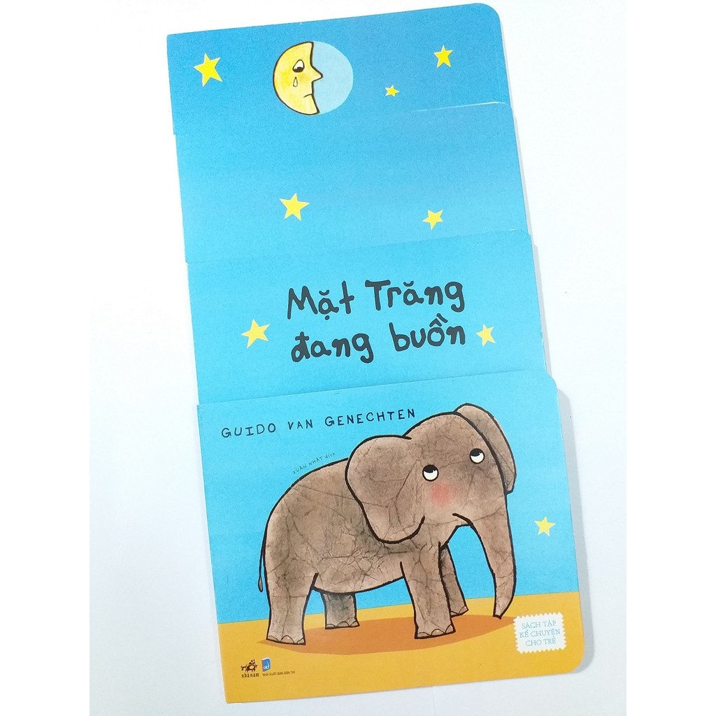 sách tập kể chuyện cho trẻ - mặt trăng đang buồn - Ảnh 4