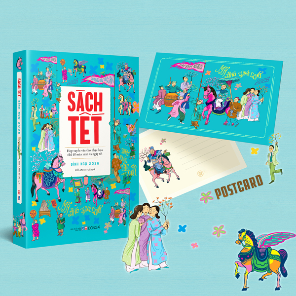 Sách Tết Bính Ngọ 2026 - Hợp Tuyển Văn Thơ Nhạc Hoạ Chủ Đề Mùa Xuân Và Ngày Tết - Ấn Bản Giới Hạn - Bìa Cứng - Tặng Kèm Hộp Sơn Mài + Tranh Sơn Mài - Ảnh 13