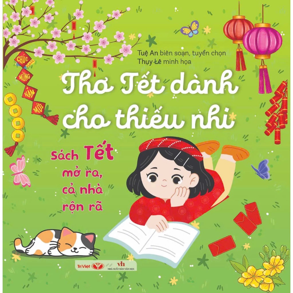 Sách Tết Mở Ra, Cả Nhà Rộn Rã - Thơ Tết Dành Cho Thiếu Nhi - Tặng Kèm Bao Thư + Sticker + Set 3 Bao Lì Xì + Sách Lịch Âm Dương Cát Tường 2026 - Ảnh 2