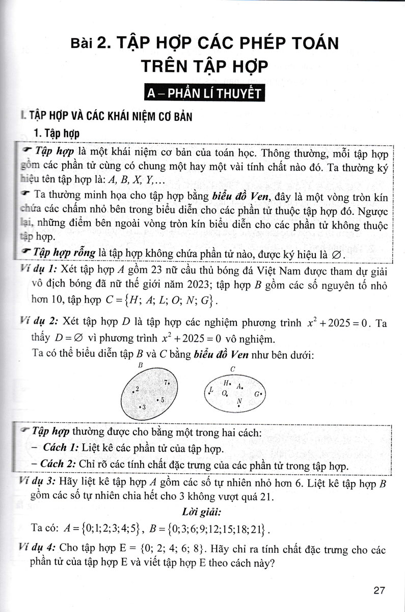 sách tham khảo toán 10 - quyển 1 (biên soạn theo chương trình giáo dục phổ thông mới - dùng chung cho các bộ sgk hiện hành) - Ảnh 11