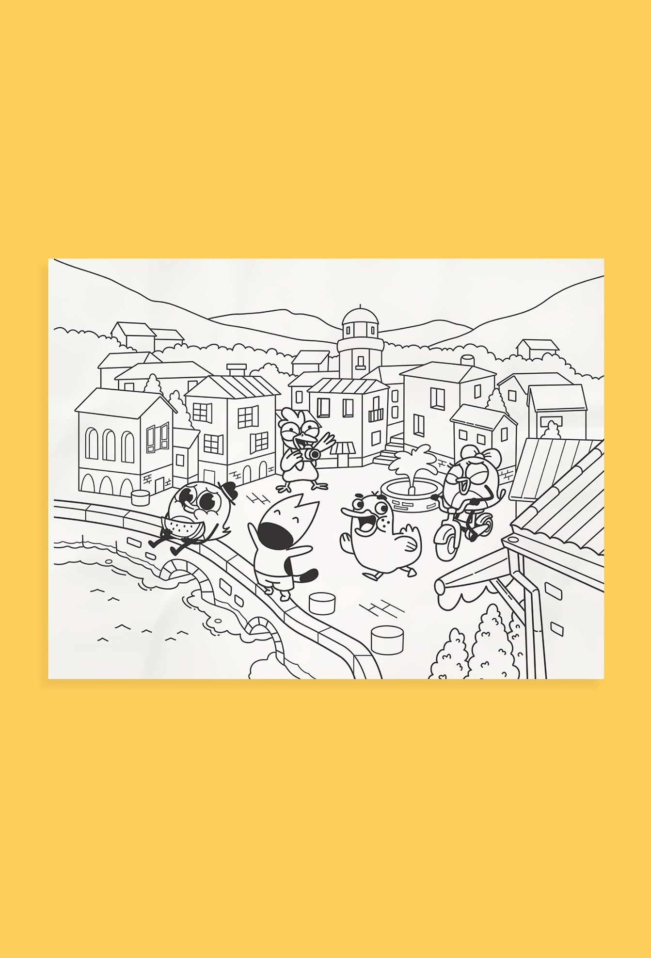Sách Tô Màu - Muôn Nơi Én Tới - Tặng Kèm Sticker + Postcard - Ảnh 10