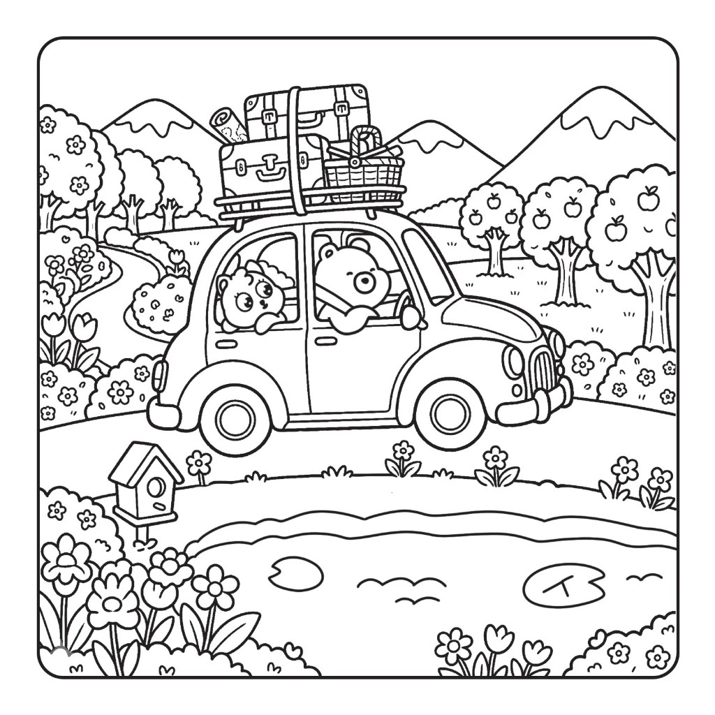 Sách Tô Màu Phong Cách Coco Wikyo - Coco Và Cozy Friends - Coco Và Những Người Bạn Thân Thiết - Ảnh 3