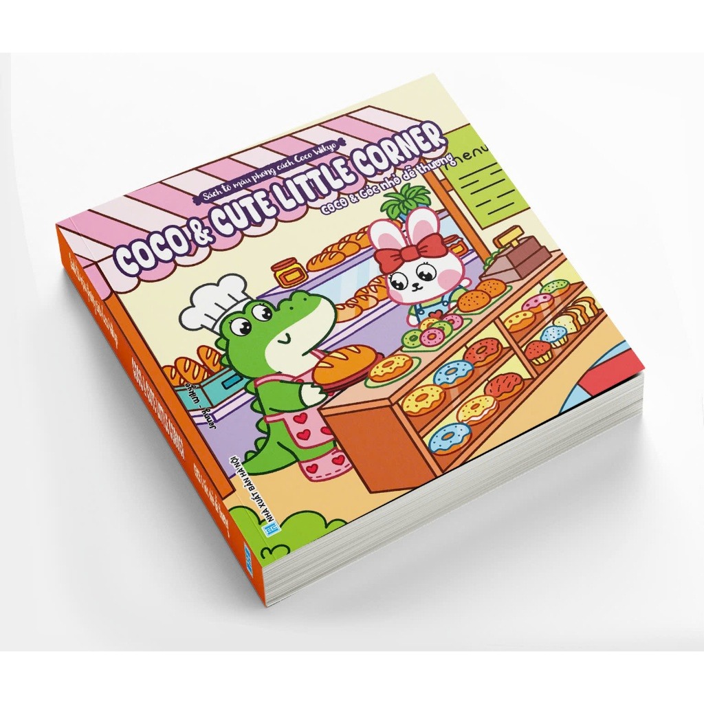 Sách Tô Màu Phong Cách Coco Wikyo - Coco Và Cute Little Corner - Coco Và Góc Nhỏ Dễ Thương - Ảnh 6
