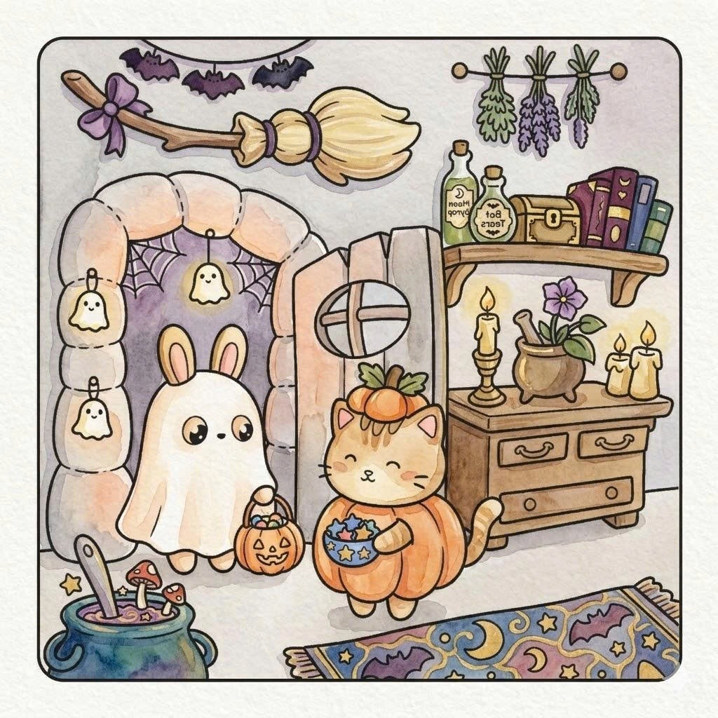 Sách Tô Màu Phong Cách Coco Wikyo - Coco Và Halloween Festival - Coco Và Lễ Hội Halloween - Ảnh 3