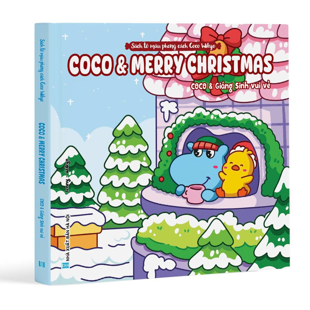 Sách Tô Màu Phong Cách Coco Wikyo - Coco Và Merry Christmas - Coco Và Giáng Sinh Vui Vẻ - Ảnh 2