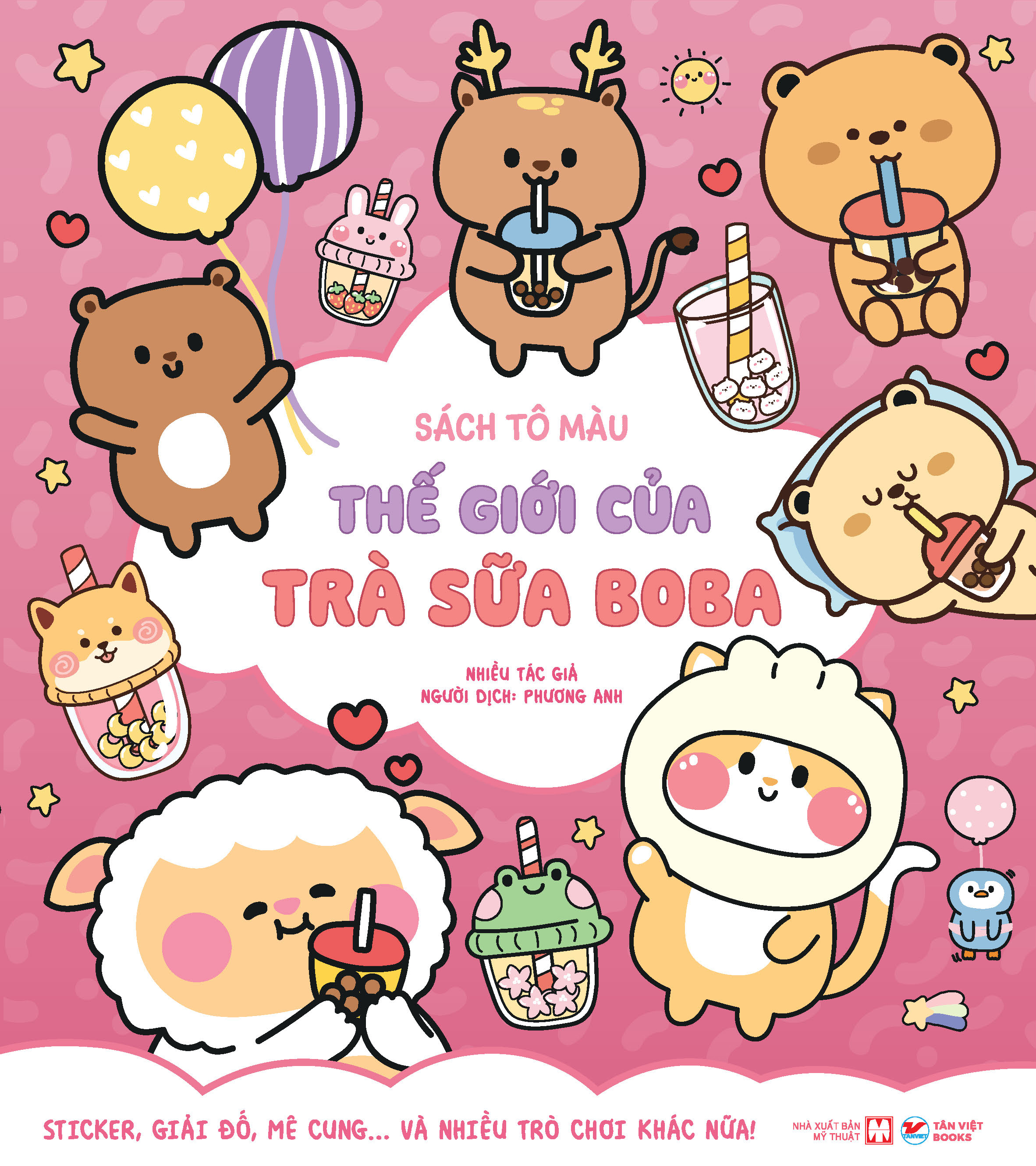 Sách Tô Màu - Thế Giới Của Trà Sữa Boba - Ảnh 2