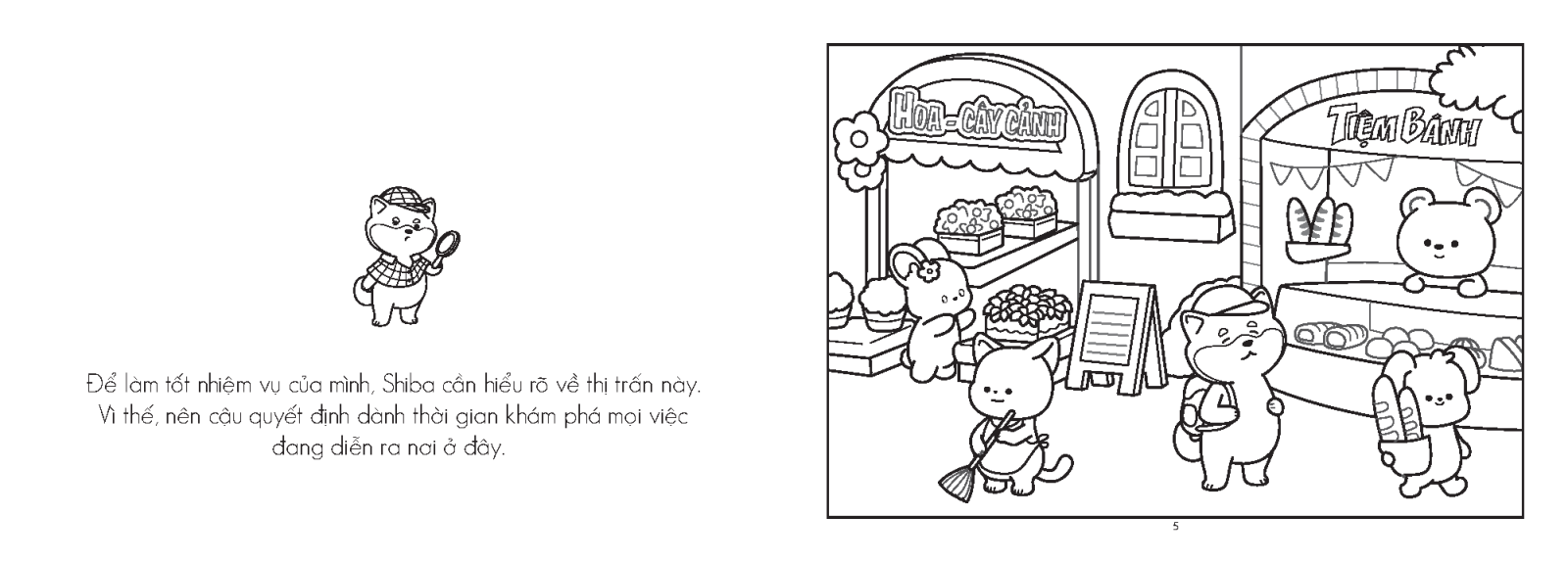 sách tô màu - thị trấn nhỏ hạnh phúc - Ảnh 7
