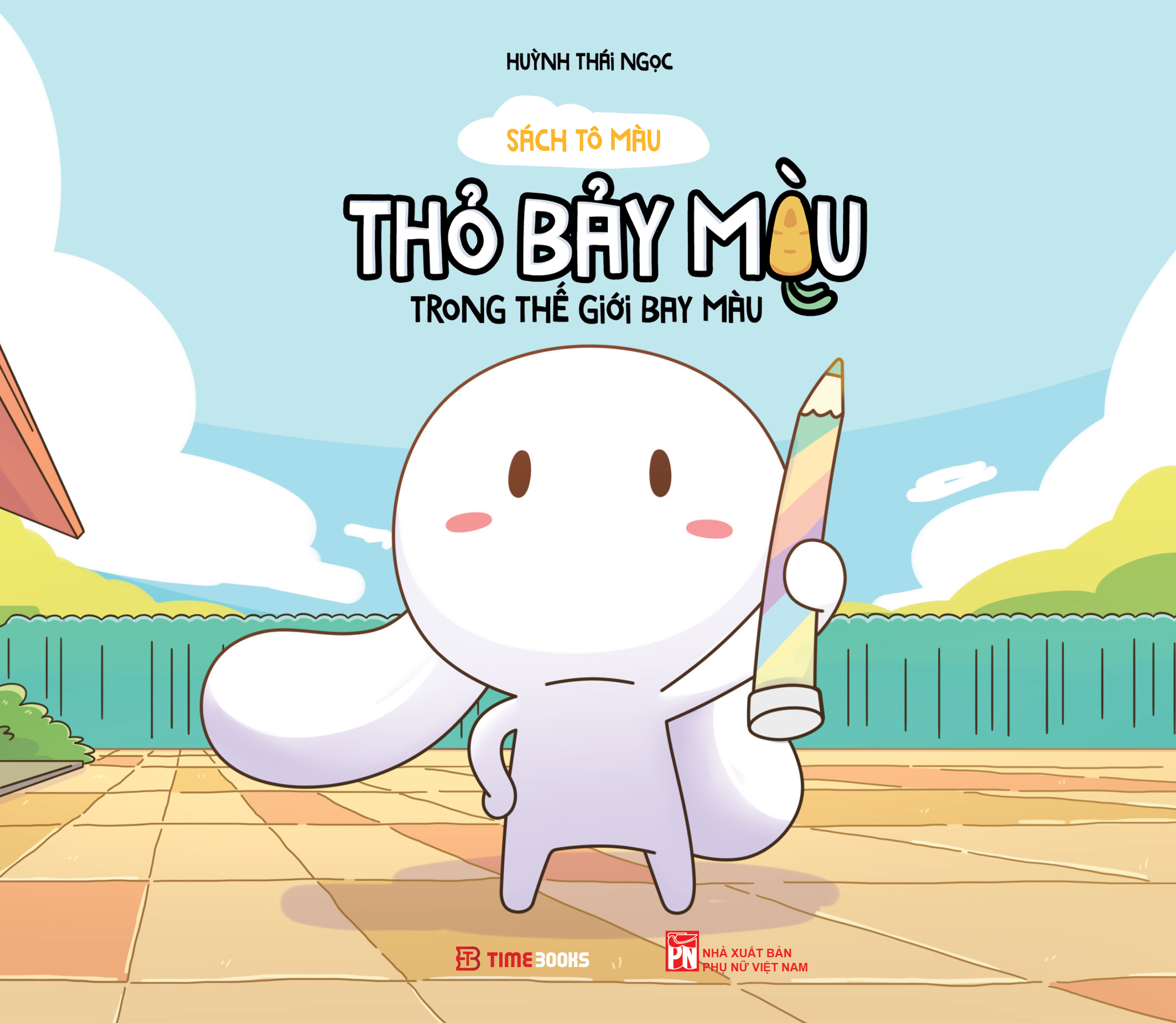 Sách Tô Màu - Thỏ Bảy Màu Trong Thế Giới Bay Màu - Ảnh 2