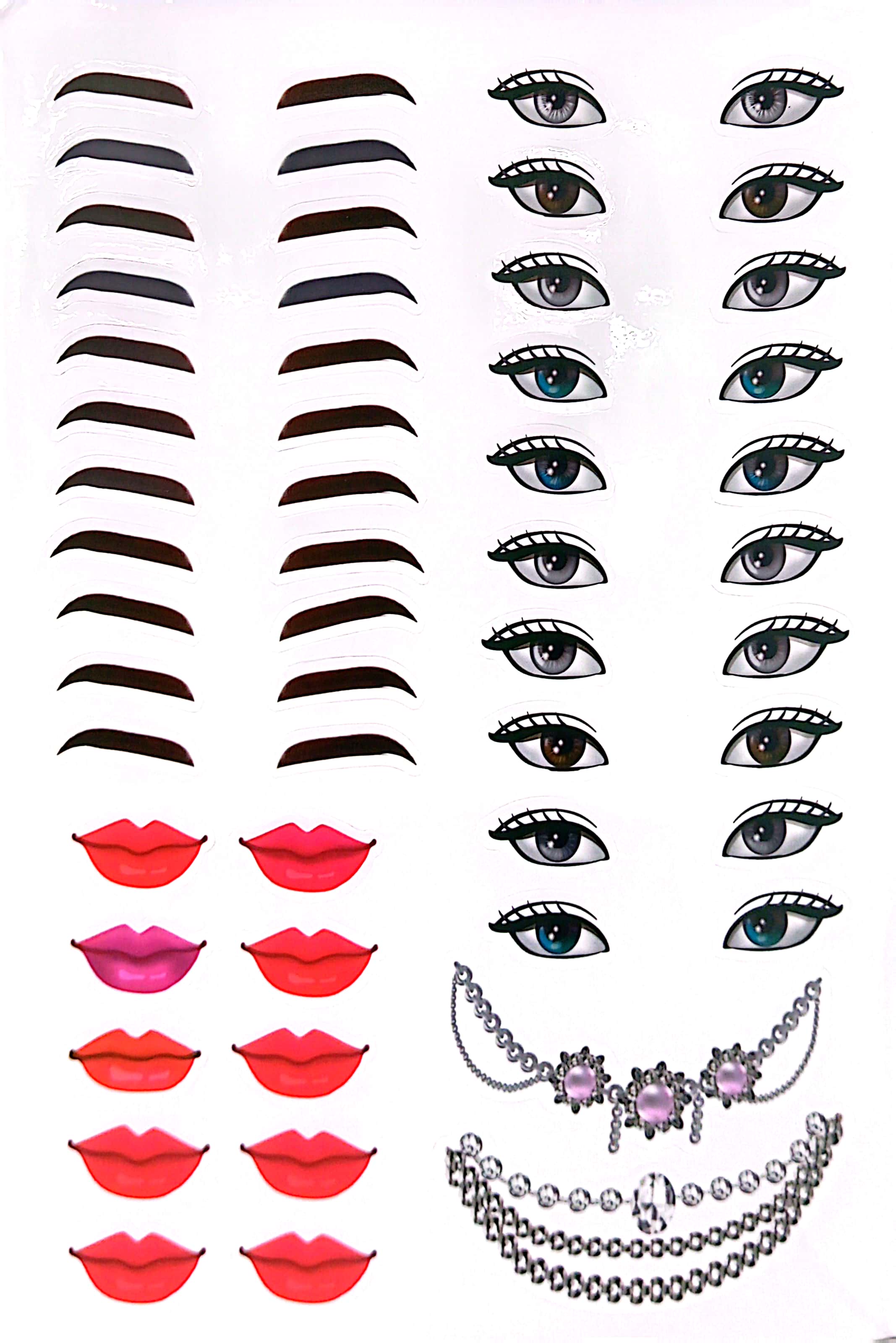 sách trang điểm thần tượng âm nhạc hàn quốc - karina - thỏa sức sáng tạo cùng sticker trong suốt - Ảnh 3