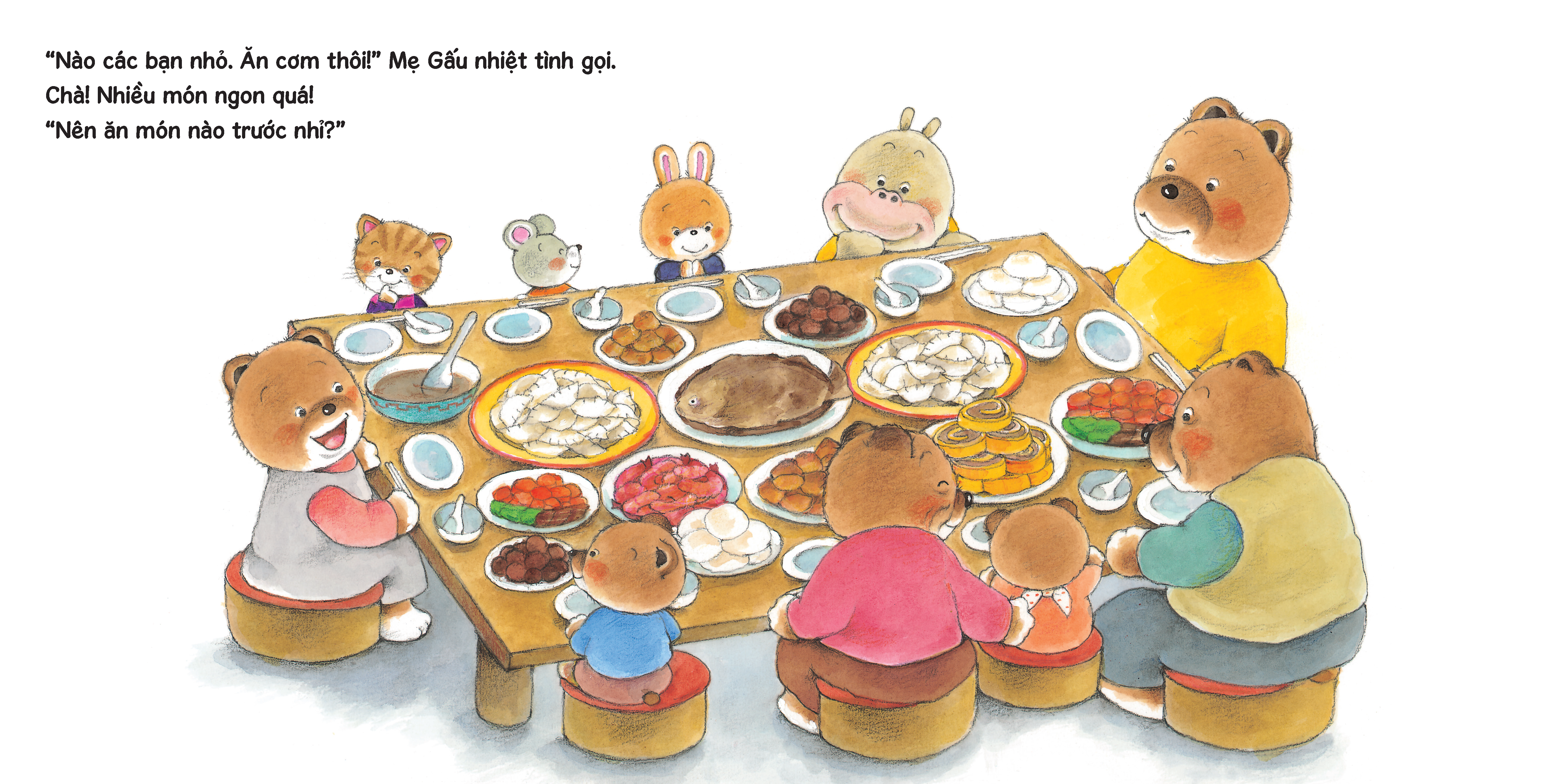 sách tranh ehon kuma - những chuyện nhỏ hằng ngày - chúc mừng năm mới - Ảnh 5