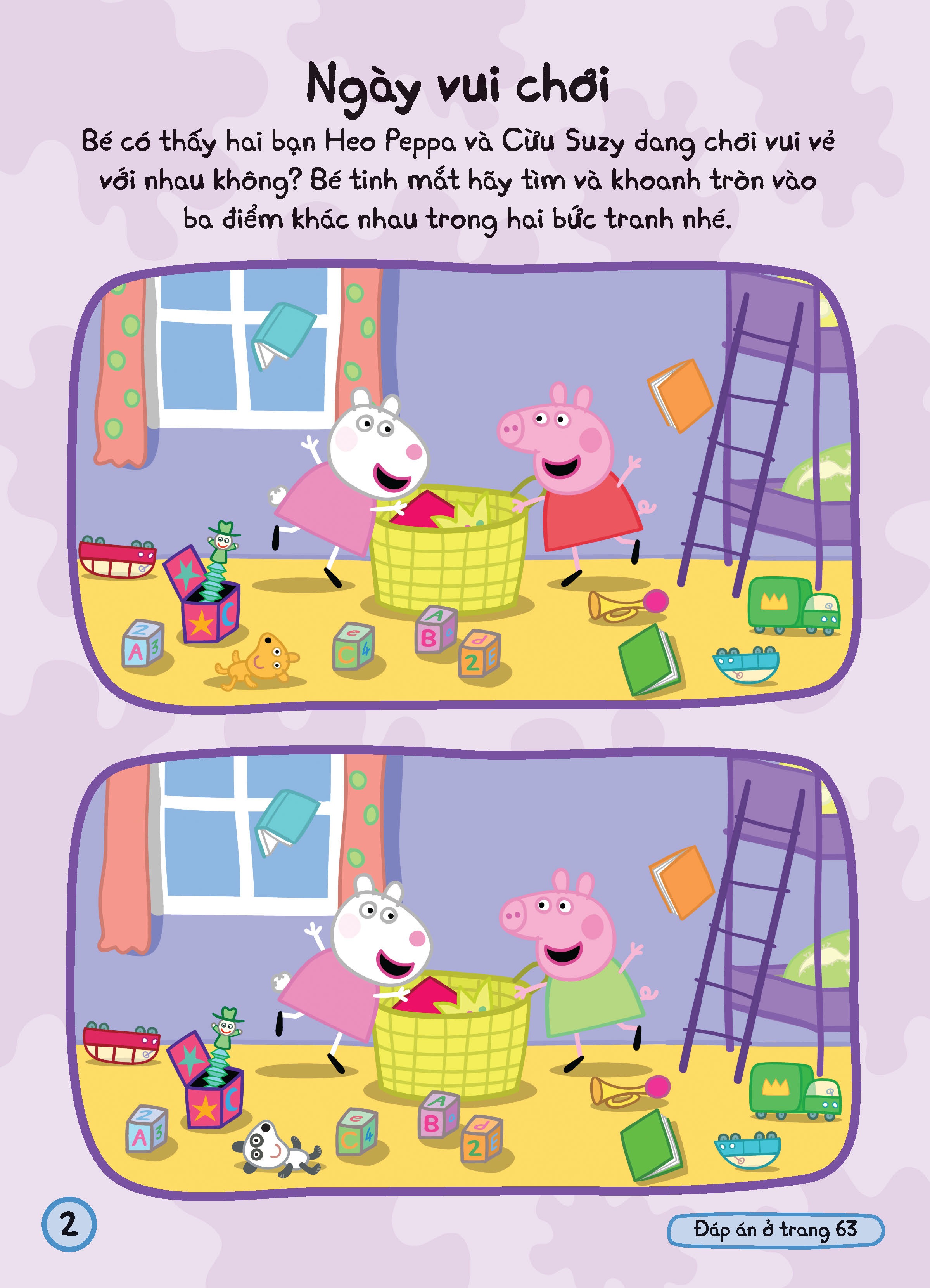 Sach Tuong Tac - Cung Hoc Cung Choi Voi Peppa Pig - Cuoc Song Hanh Phuc Cua Peppa Va George - Ảnh 4