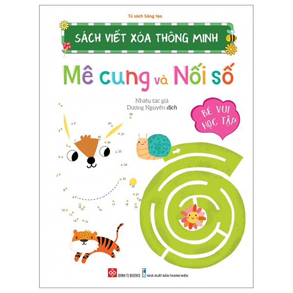 sách viết xóa thông minh - mê cung và nối số