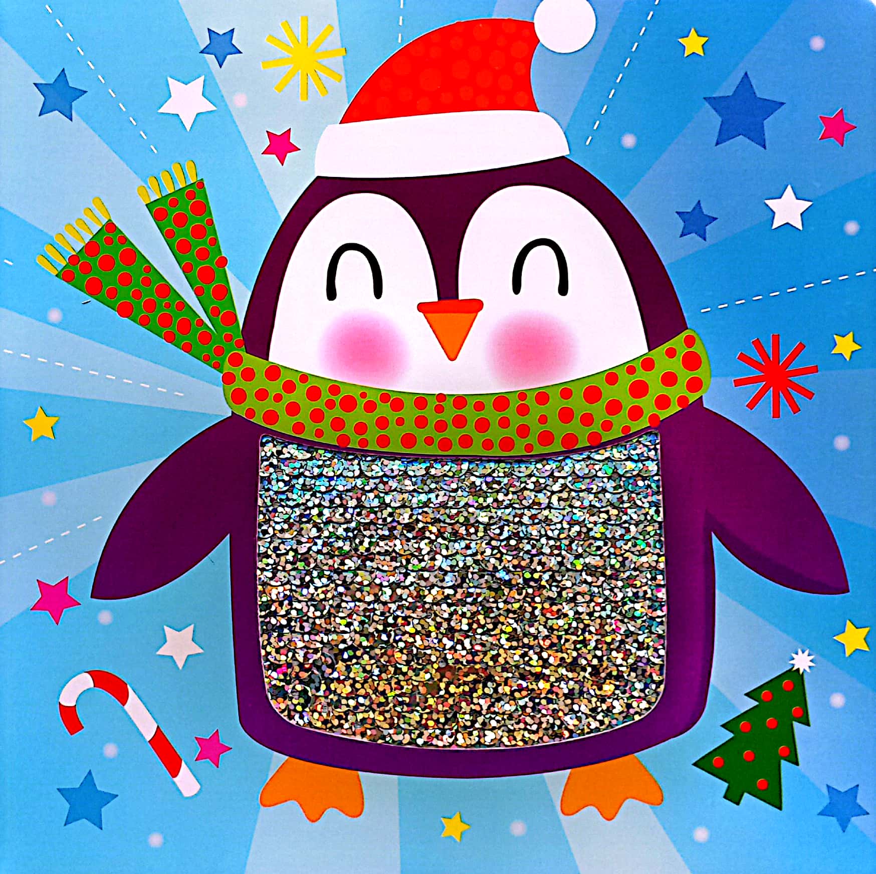 santa, snowman sequin book - Ảnh 4