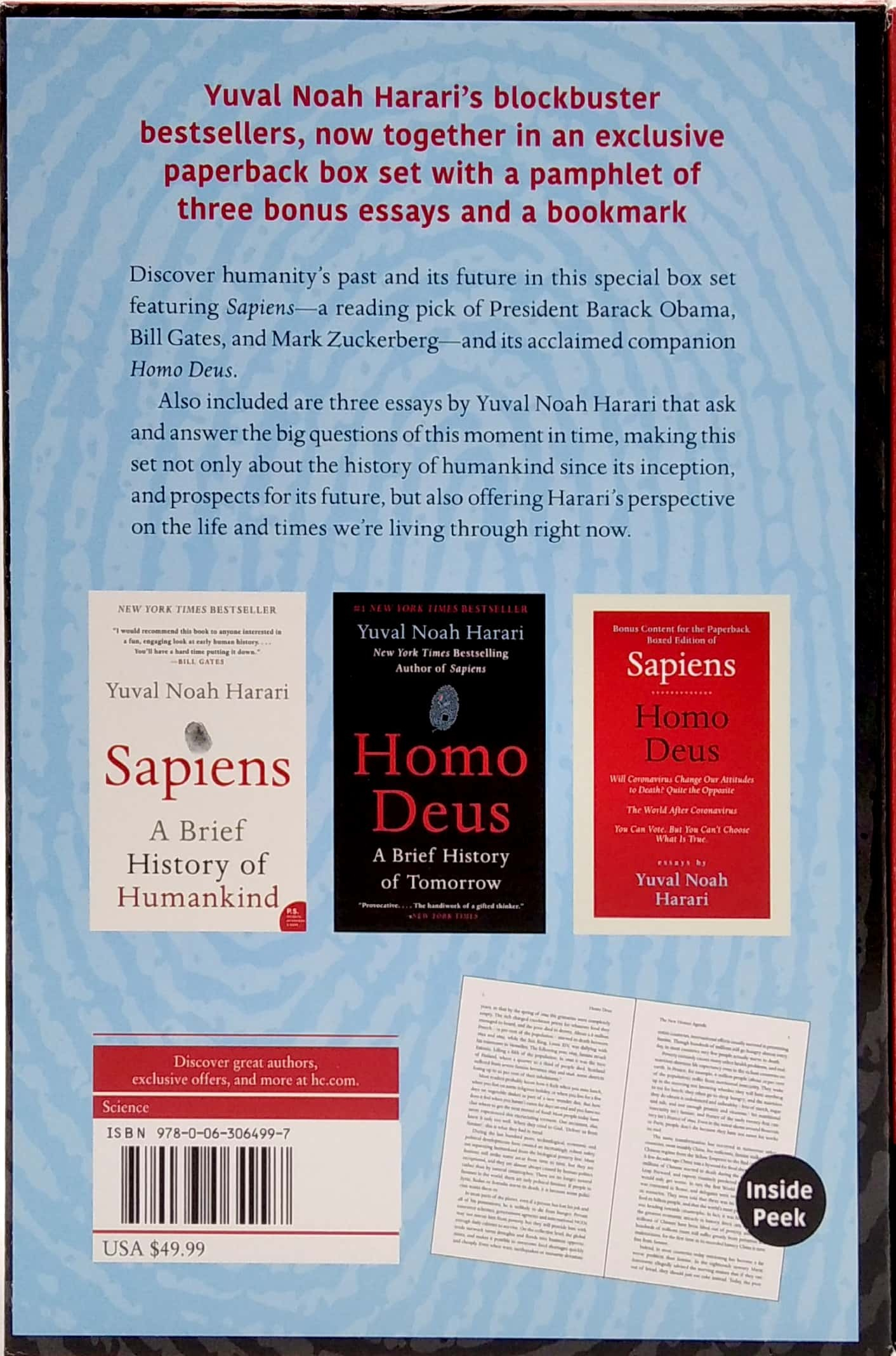 sapiens/homo deus box set w/bonus material - Ảnh 7
