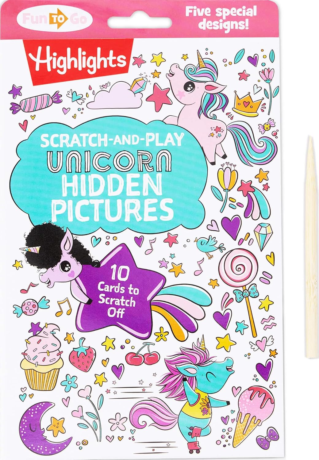 scratch-and-play - unicorn hidden pictures - Ảnh 2