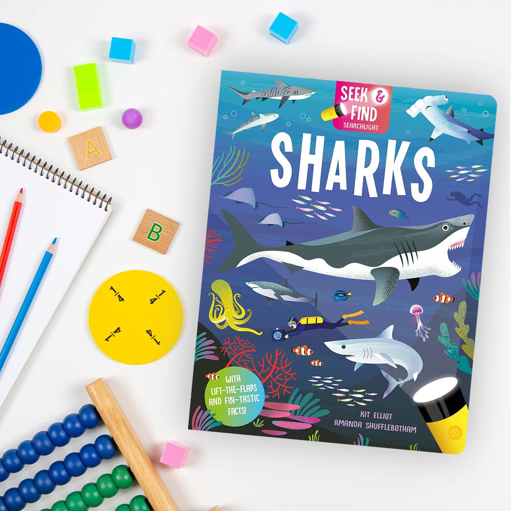 seek and find sharks (seek & find - searchlight books) - Ảnh 4