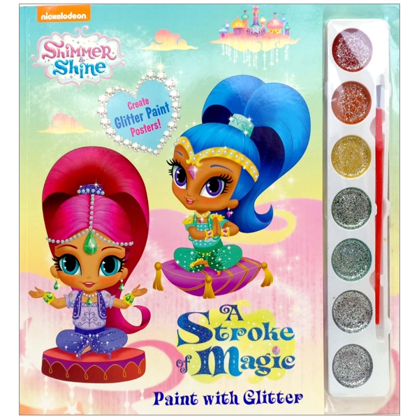 shimmer & shine paint w/ glitt