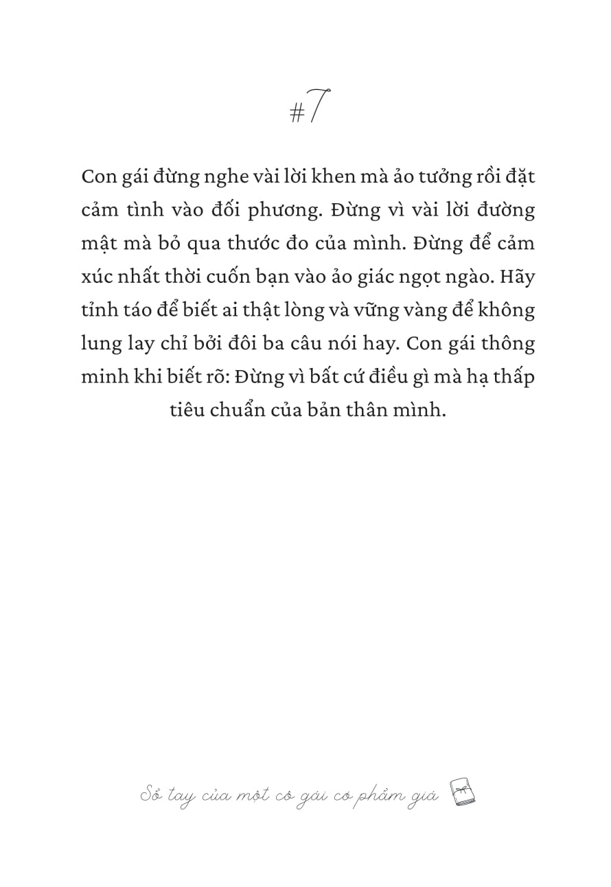 Sổ Tay Của Một Cô Gái Có Phẩm Giá - Ảnh 17