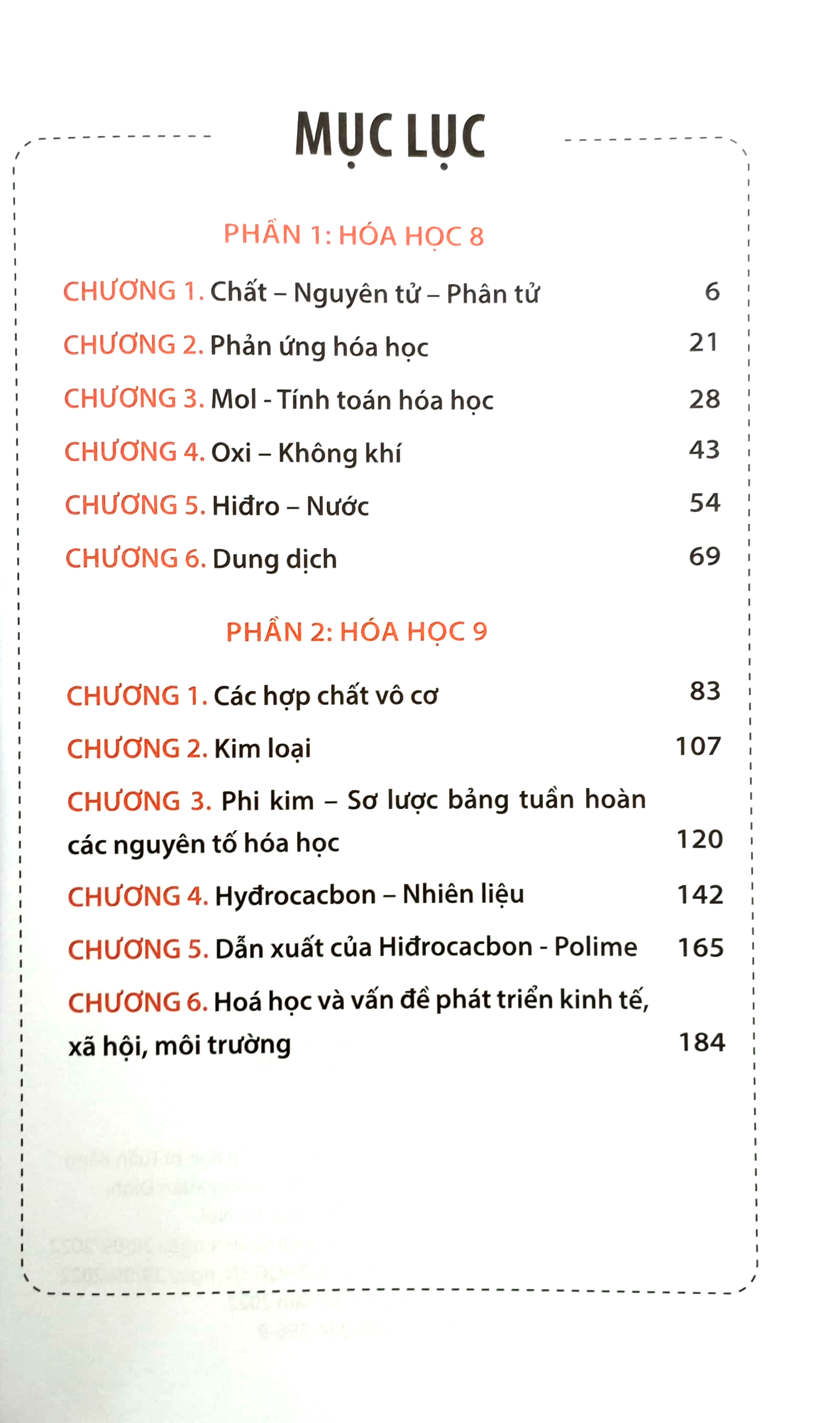 sổ tay học nhanh toàn diện kiến thức và dạng bài hóa học lớp 8-9 - Ảnh 3