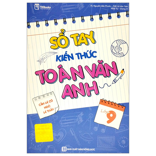 sổ tay kiến thức toán-văn-anh lớp 9