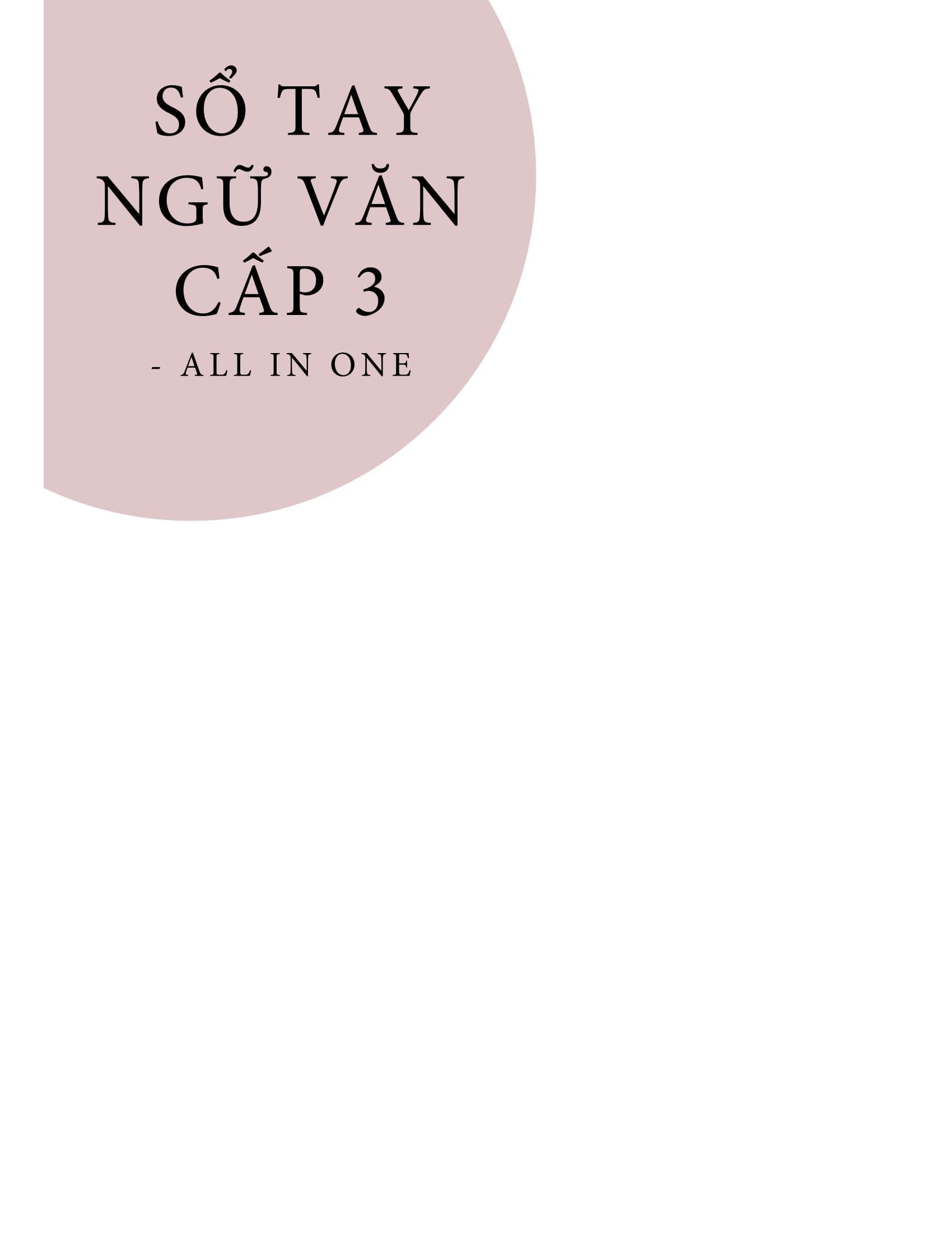 sổ tay ngữ văn cấp 3 - all in one (phiên bản mới) - Ảnh 2