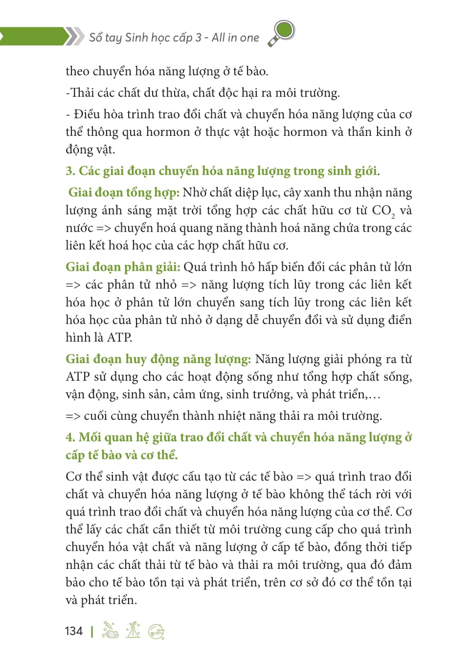 Sổ Tay Sinh Học Cấp 3 - All In One (Theo Chương Trình Giáo Dục Phổ Thông Mới) - Ảnh 14
