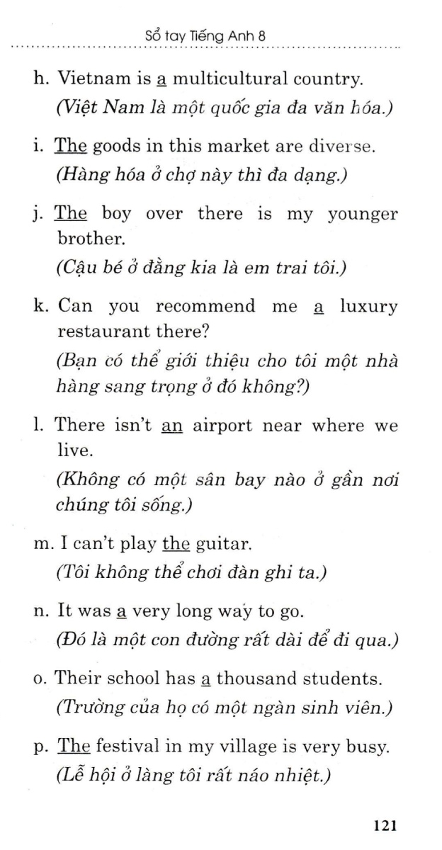 sổ tay tiếng anh 8 - Ảnh 14