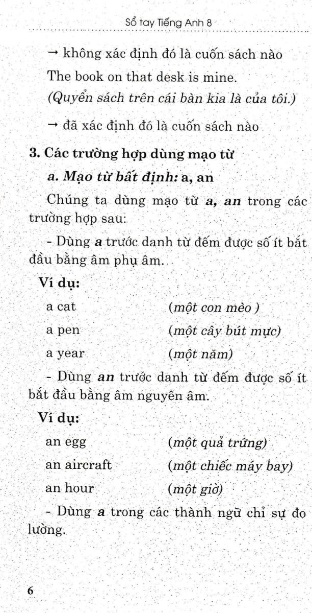 sổ tay tiếng anh 8 - Ảnh 5