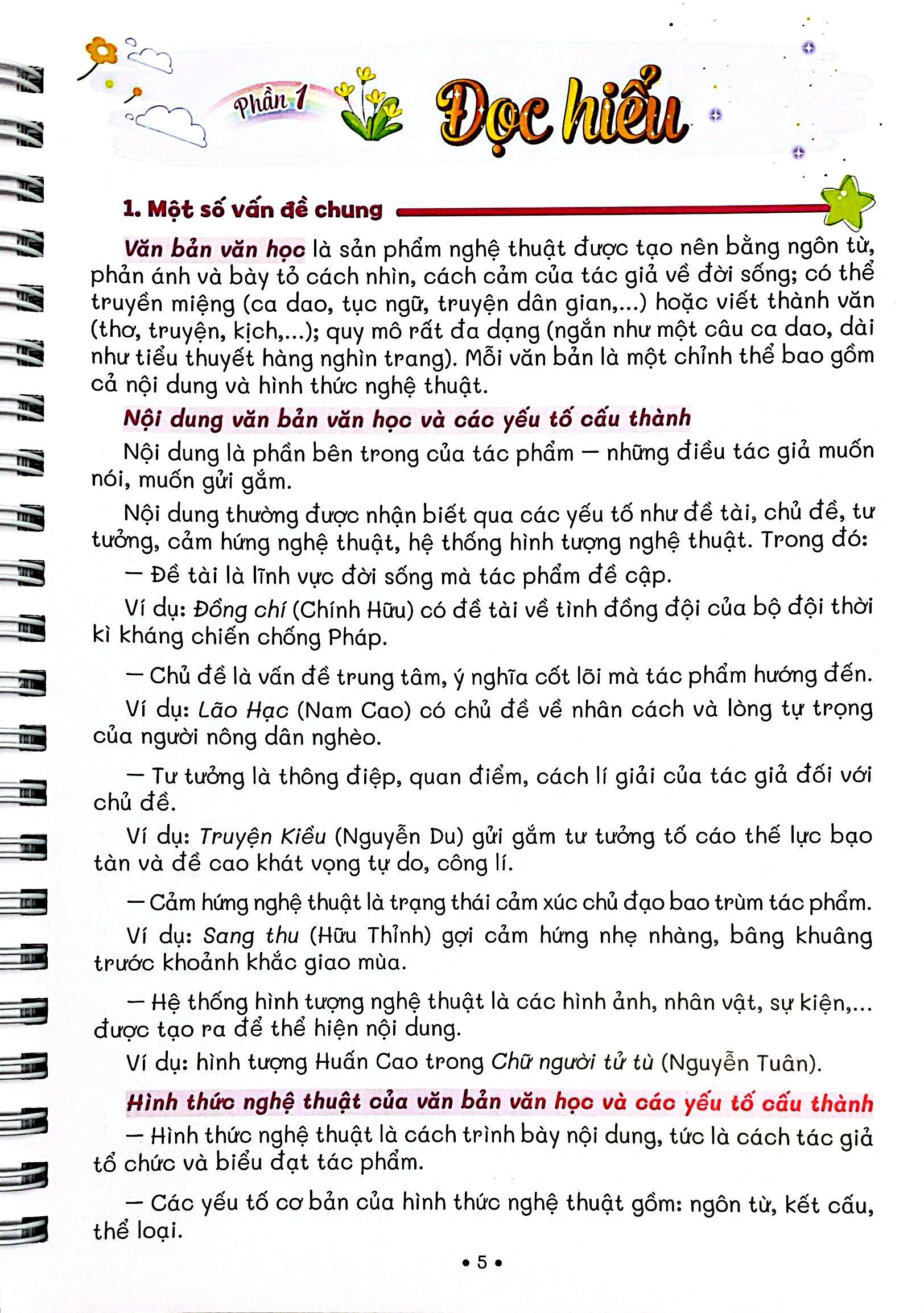 Sổ Tay Trọng Tâm Kiến Thức Ngữ Văn 9 - Ảnh 5
