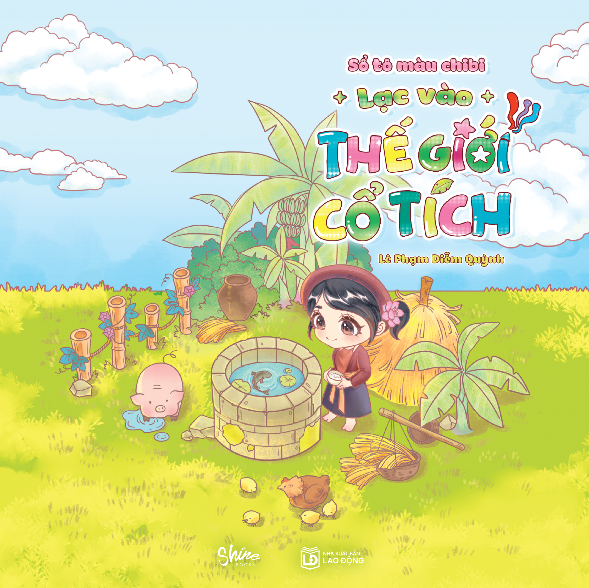 Sổ Tô Màu Chibi - Lạc Vào Thế Giới Cổ Tích - Bản Đặc Biệt - Tặng Kèm Sticker - Ảnh 3