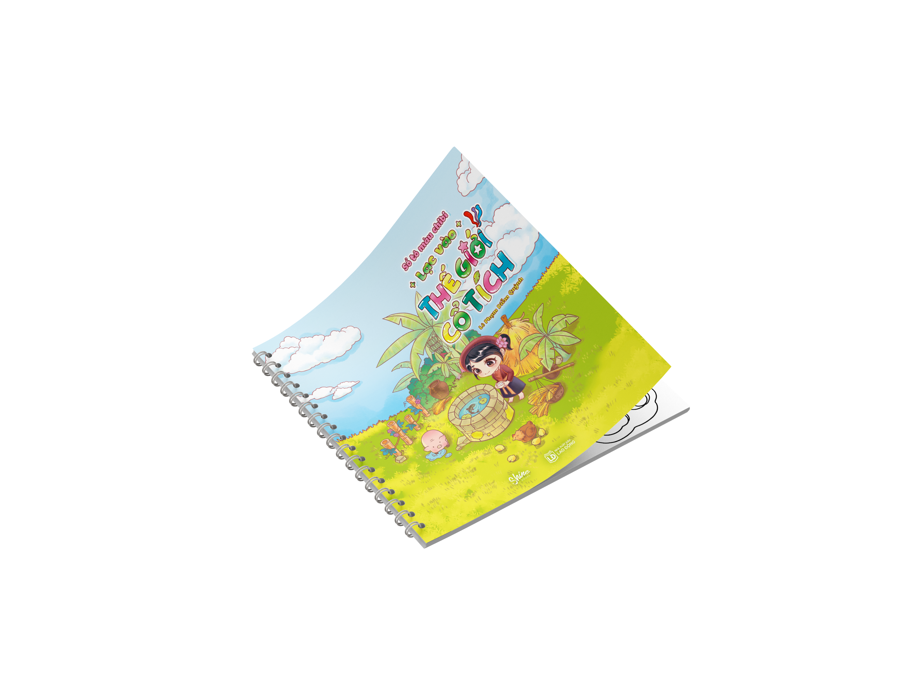 Sổ Tô Màu Chibi - Lạc Vào Thế Giới Cổ Tích - Bản Đặc Biệt - Tặng Kèm Sticker - Ảnh 4
